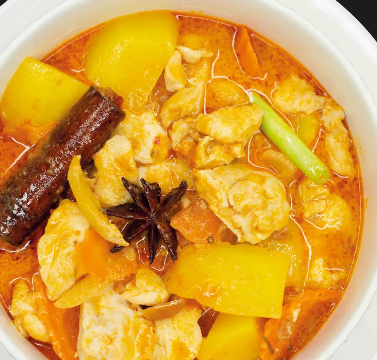 Mussamun — Gericht aus der Thai-Karte
